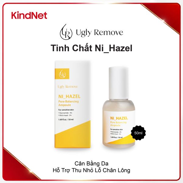 Ampoule se khít lỗ chân lông UGLY REMOVE NI_HAZEL PORE BALANCING AMPOULE