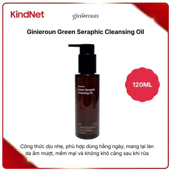Dầu tẩy trang Ginieroun Green Seraphic Cleansing Oil 120ML