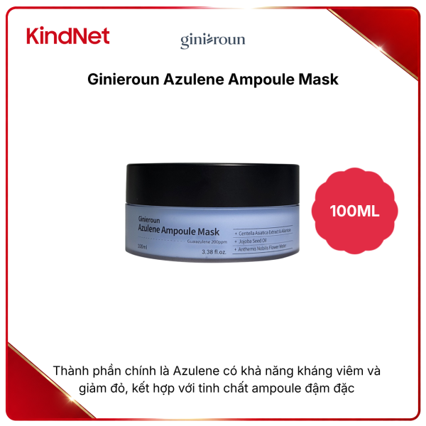 Mặt nạ tinh chất Ginieroun Azulene Ampoule Mask 100ML