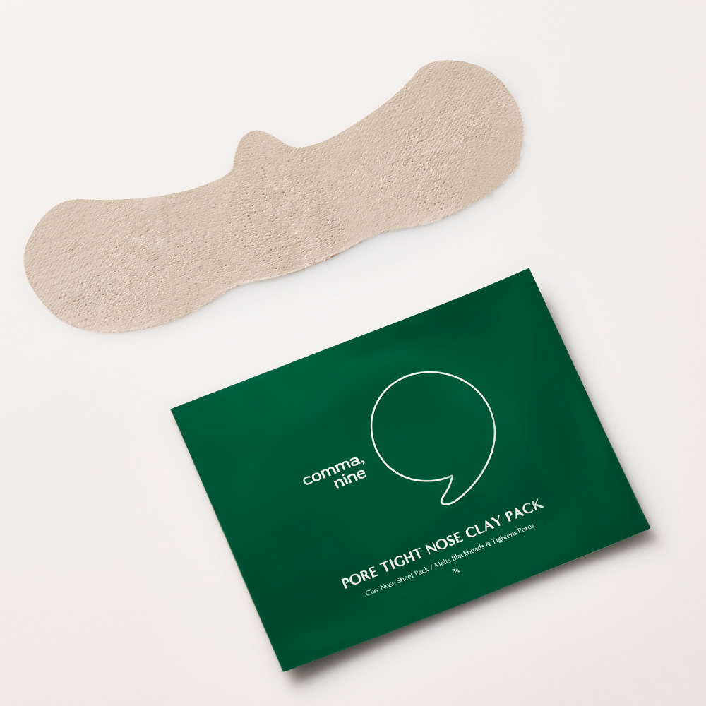 Mặt nạ đất sét se khít lỗ chân lông vùng mũi COMMA, NINE PORE TIGHT NOSE CLAY PACK 3G/4EA