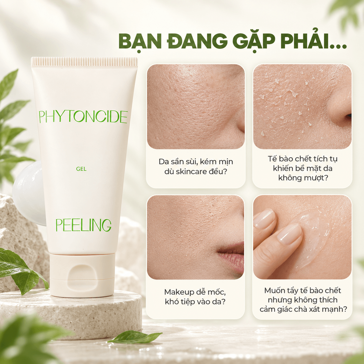 Gel tẩy tế bào chết dịu nhẹ Klavuu Phytoncide Peeling Gel