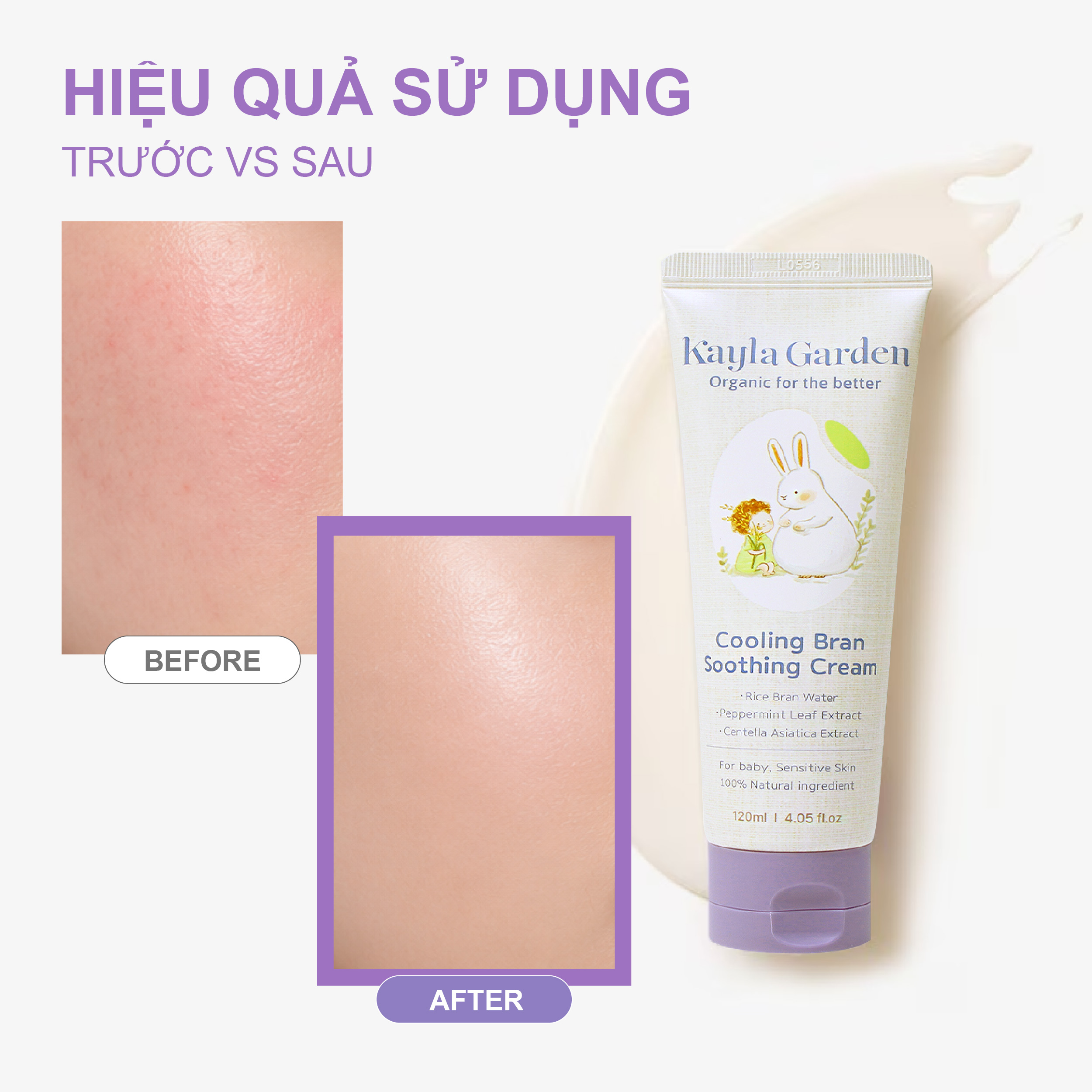Kayla Garden Cooling Bran Soothing Cream 300ML