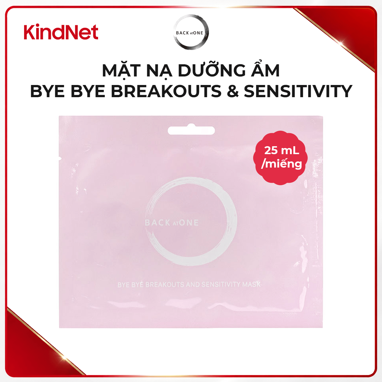 Mặt nạ dưỡng ẩm dịu da Back At One