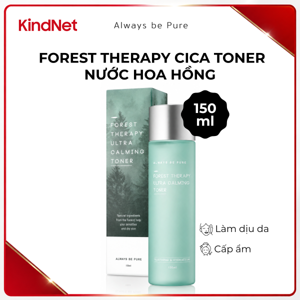 Toner an toàn lành tính cho da nhạy cảm Always Be Pure Forest Therapy Ultra Calming 150ML