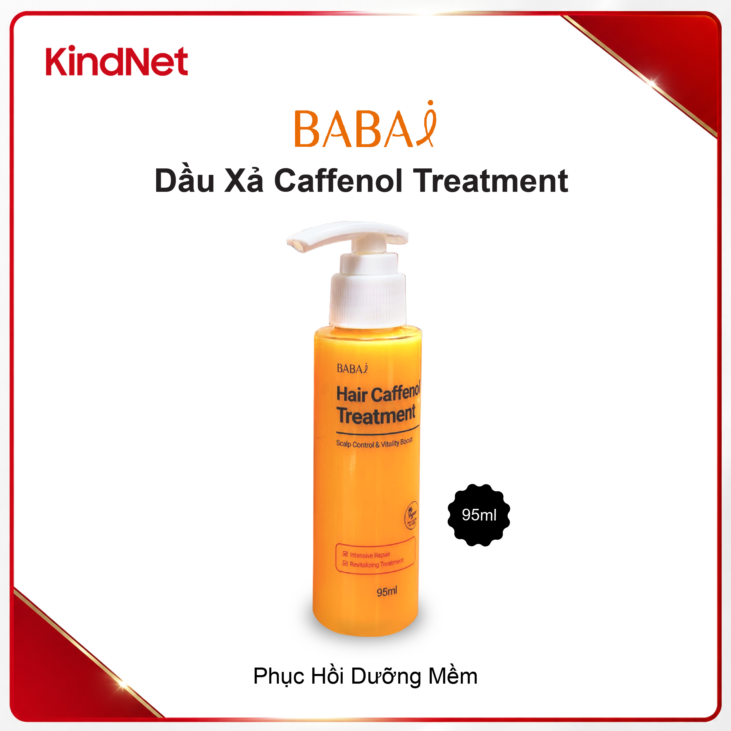 Dầu xả BABAI Hair Caffenol Treatment 95ML