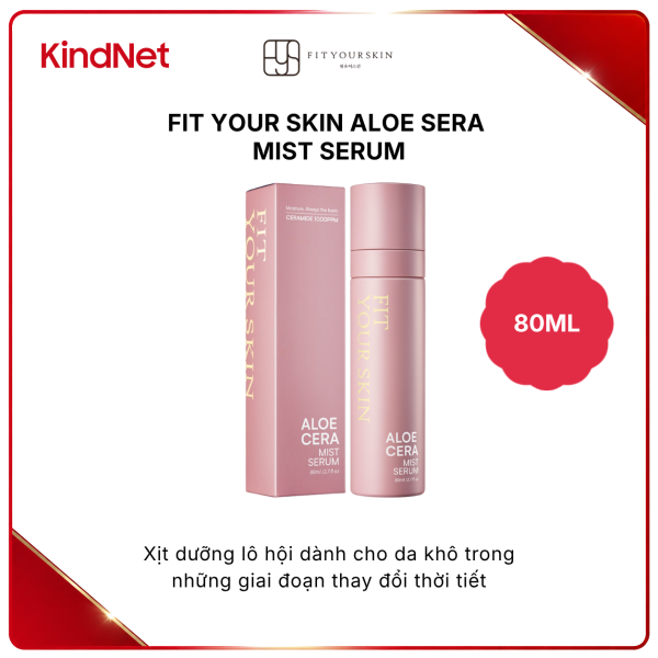 FIT YOUR SKIN ALOE SERA MIST SERUM 80ML