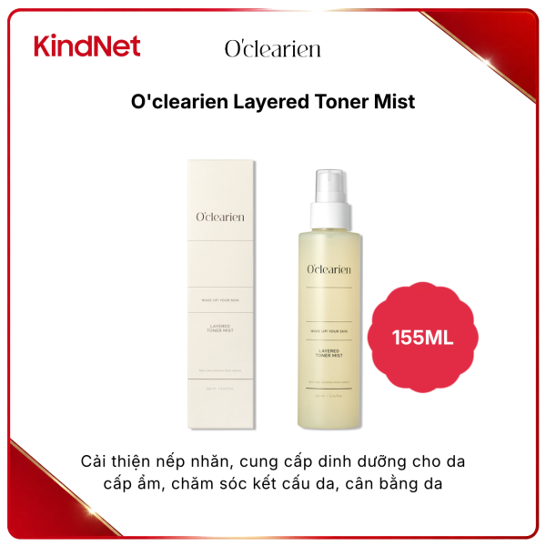 Serum dưỡng da tự thiên nhiên O'clearien Layered Natural Serum