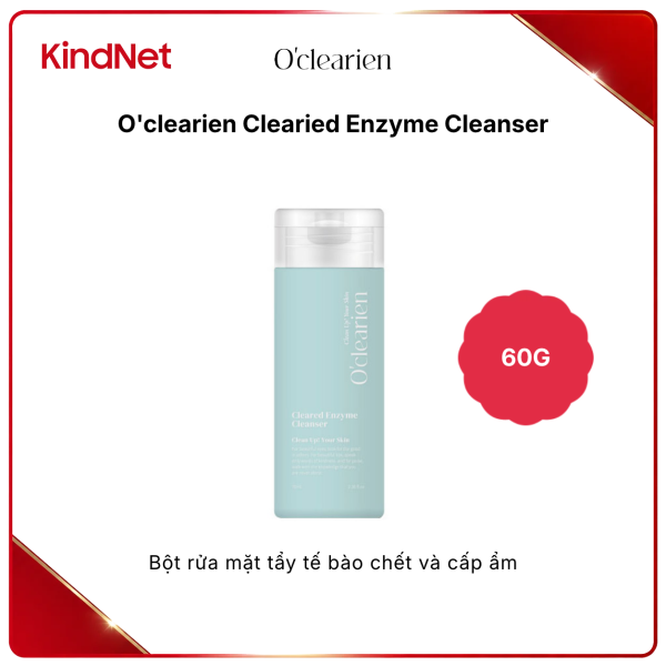 Bột rửa mặt làm sạch và dưỡng ẩm da O'clearien Clearied Enzyme Cleanser
