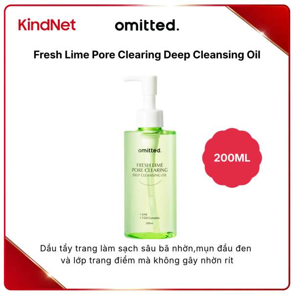 Omitted Fresh Lime Pore Clearing Deep Cleansing Oil 200ML