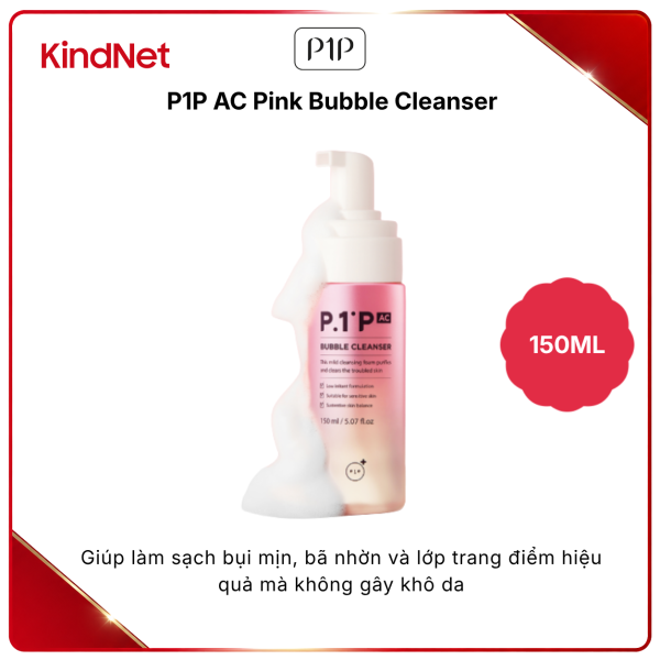 P.1.P AC Pink Bubble Cleanser 150ML