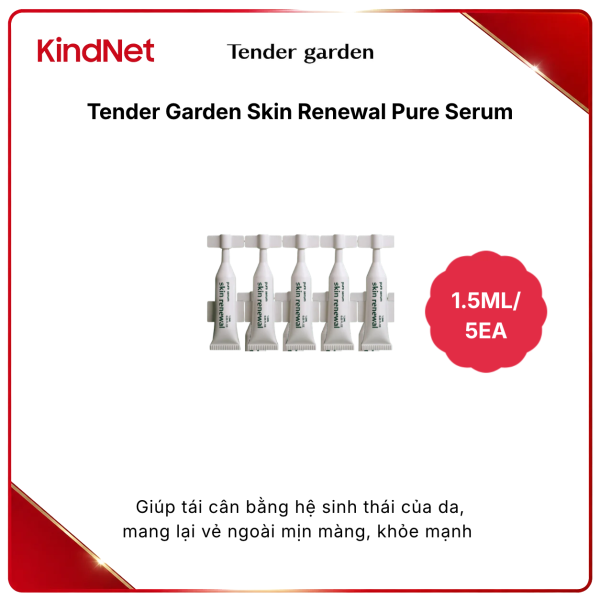 Tender Garden Skin Renewal Pure Serum _ 5ea (Camellia PDRN Solution _99.9%)