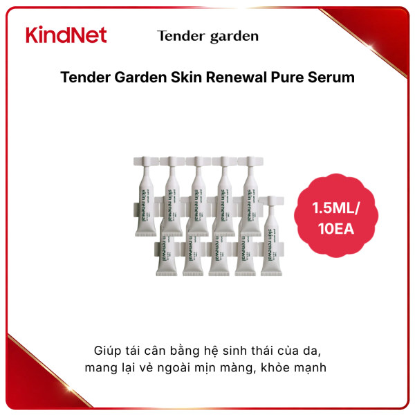 Tender Garden Skin Renewal Pure Serum _ 10ea  (Camellia PDRN Solution _99.9%)