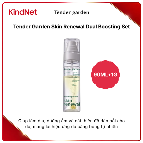 Tender Garden Skin Renewal Dual Boosting Set (Camellia PDRN Solution 2% +  110 Billion Exosome +  Poly Lactic Acid)