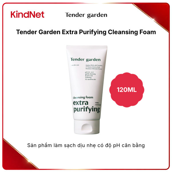 Sữa rửa mặt làm sạch sâu Tender Garden Extra Purifying Cleansing Foam