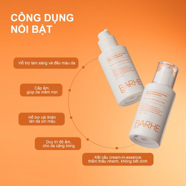 Alternative view of Kem dưỡng Essence làm trắng da Barhe Glutathione Whitening Cream In Essence 50ML