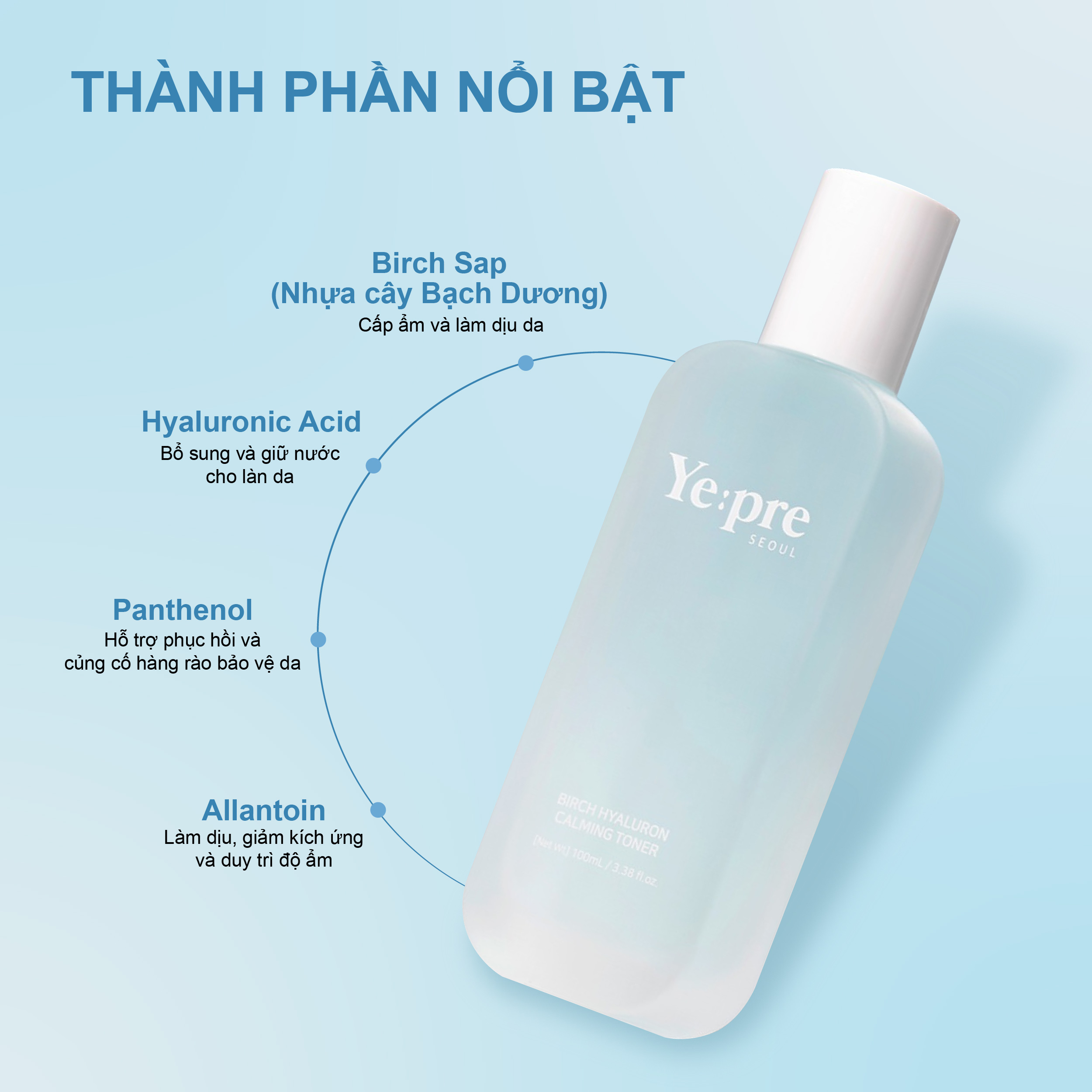 Birch Hyaluron Calming Toner 100ML